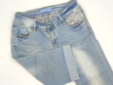 new yorker krótkie spodenki jeans: Spodnie 3/4 damskie, rozmiar M — 1