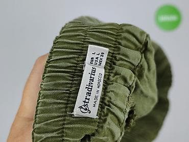 stradivarious cargo: Stradivarius, Spodnie materiałowe damskie, rozmiar L — 4