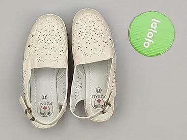 biale klapki sinsay: Sandały damskie, rozmiar 37 — 2