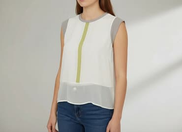 bluzki do plisowanej spódnicy: Bluzka damska, rozmiar L — 7