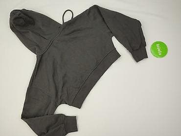 szare dresy: Sinsay, Bluza z kapturem damska, rozmiar XS — 3