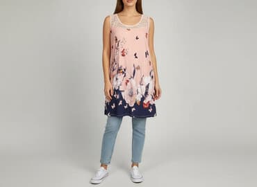 sukienka w kształcie trapezu: Sukienka damska, rozmiar M — 5