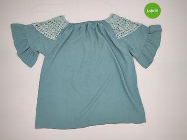 drapowana bluzki: Bluzka damska, rozmiar 4XL — 3
