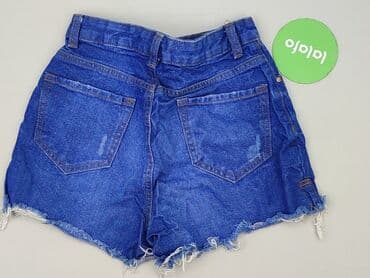 krótkie spodenki dżinsowe z wysokim stanem: Denim Co, Szorty damskie, rozmiar XS — 3