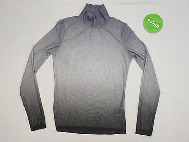 azurowa bluzka: Dazy, Golf damski, rozmiar S — 2