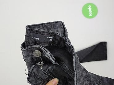bootcut jeansy: Denim, Jeansy damskie, rozmiar L — 5