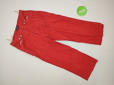 Women's Clothing: Promiss, Material trousers for women, size L — 2