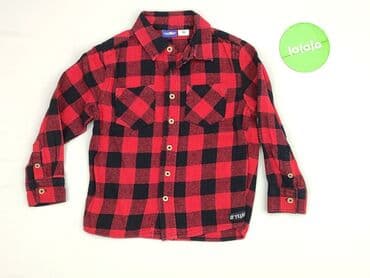 koszulka z numerem: Shirt 5-6 years, condition - Very good, pattern - Cell, color - Red — 2