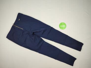 zara woskowane spodnie: Material trousers for women, size L (EU 40) — 3