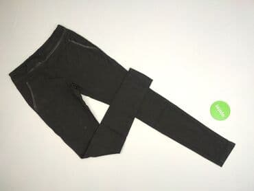 czarne legginsy z wysokim stanem push up: Legginsy Eleganckie damskie, rozmiar M — 2