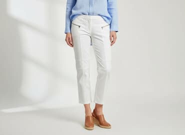 terranova spodnie z wysokim stanem: Taifun, Spodnie 3/4 damskie, rozmiar M — 7