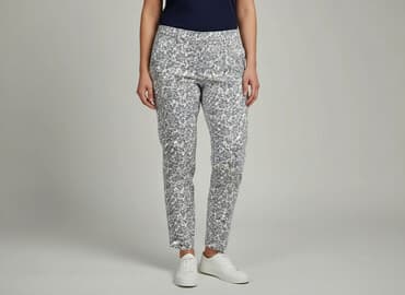 koronkowe spodnie reserved: Reserved, Material trousers for women, size XL — 1