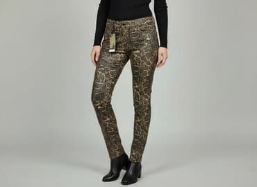 kapcie wiązane: Spodnie materiałowe damskie, rozmiar S — 7