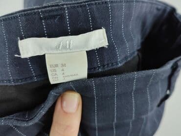 legginsy biedronka prążkowane: H&M, Spodnie materiałowe damskie, rozmiar XS — 4