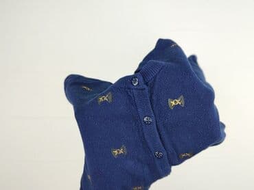 sweter w paski z serduszkiem: Kardigan damski, S — 5