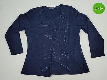 puchaty sweter: Kardigan damski, rozmiar L — 2