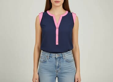 eleganckie bluzki do garnituru damskiego: Freesia, Bluzka damska, S — 6