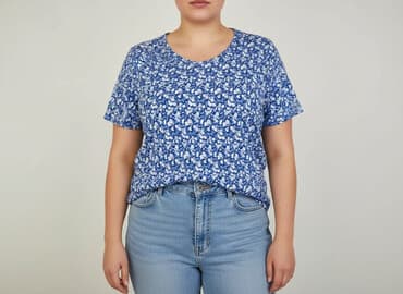 gruby t shirt damski: J&X, T-shirt damski, rozmiar XL — 6