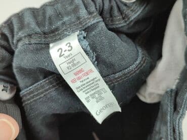 spodnie woskowane z wysokim stanem: Jeans, George, 2-3 years, 92/98, condition - Very good — 4