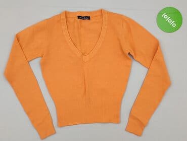 sweter z tiulowymi rękawami: Sweter damski, S — 2