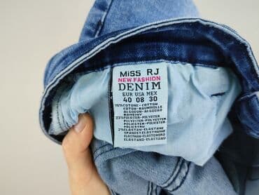 dżinsy z koronką: Miss RJ, Jeansy damskie, rozmiar L — 5
