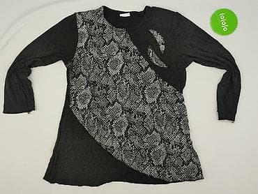 bluzki cekinowe plus size: Tunika damska, rozmiar 4XL — 2