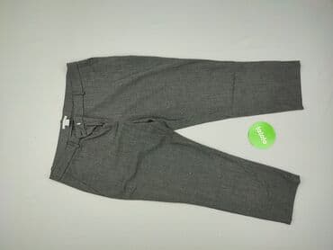 srebrne sukienki na imprezę: H&M, Spodnie materiałowe damskie, rozmiar 2XL — 2