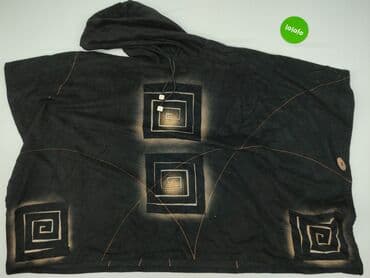 kurtka z kapturem z futerkiem: Ponczo damskie, One size — 2