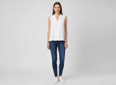 jedwabne bluzki wieczorowe: Women's blouse, M — 6