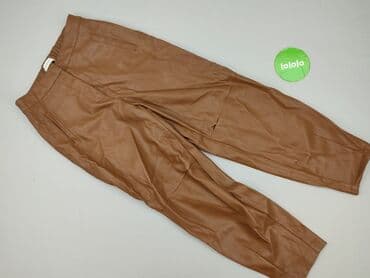 spodnie woskowane brązowe reserved: Reserved, Material trousers for women, size M — 3