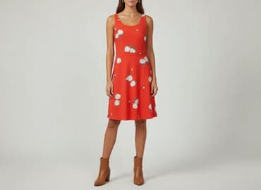 piękne czerwone sukienki na wesele: Divided, Sukienka damska, rozmiar XS — 7