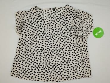 bluzki w paski z serduszkiem: Shein Curve, Bluzka damska, rozmiar 4XL — 2