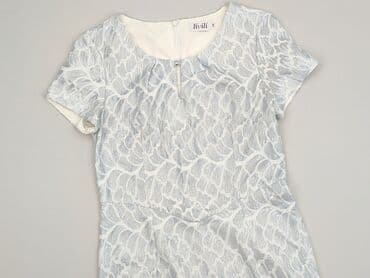 srebrna sukienka h: Sukienka damska, M — 1