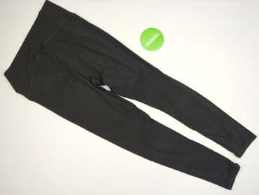woskowane legginsy z wysokim stanem: H&M, Spodnie materiałowe damskie, rozmiar L — 3