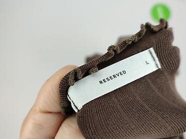 khaki bluzki: Reserved, Bluzka damska, rozmiar L — 4