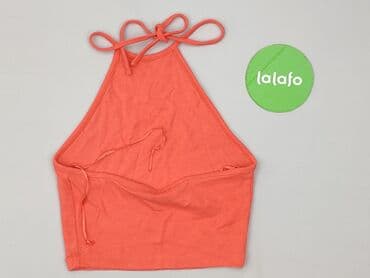 srebrny top h m: Bershka, Top damski, XS — 3