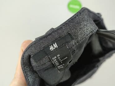 spodnie z zamkiem z boku h m: H&M, Spodnie materiałowe damskie, rozmiar XS — 5
