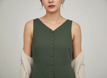 ciemnozielona sukienki: Sukienka damska, rozmiar L — 1