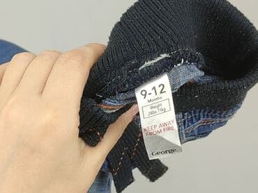 sukienka o kroju marynarki h: Denim pants, George, 9-12 months, condition - Very good — 4