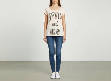 koszulka rolling stones stradivarius: Stradivarius, T-shirt damski, rozmiar S — 1