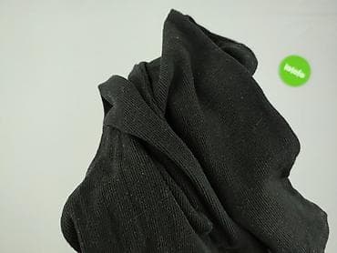 spidnie cargo: Czarne dzianinowe spodnie damskie Pakuten, rozmiar S/M. - Fason — 4