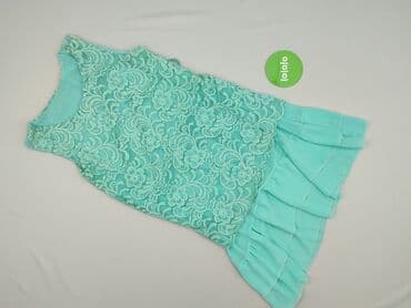 miętowa sukienka z koronki: Sukienka damska, rozmiar S — 2