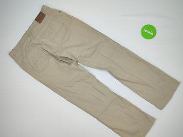 spodnie oversize: Męskie spodnie Westbury - Kolor: beżowy/piaskowy - Krój: klasyczny — 3