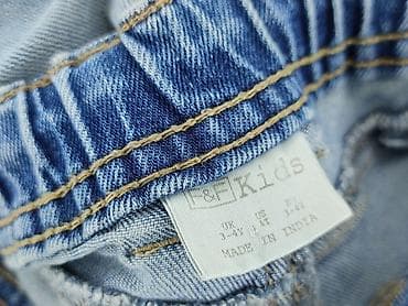 jeansy trf: Spodnie jeansowe, F&F, 3-4 lat, 104, stan - Bardzo dobry — 5