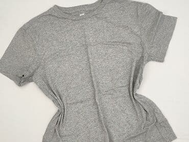 zara koszulka z prązkowanej dzianiny: H&M, T-shirt damski, S — 1