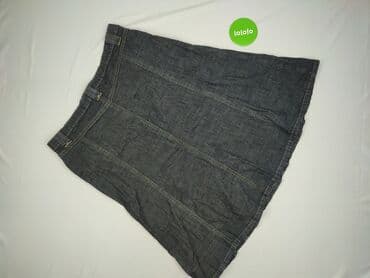 jeansowe trapezowe spódniczka: Spódnica damska, rozmiar 4XL — 3