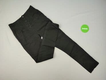 Women's Clothing: Pieces, Material trousers for women, size S (EU 36) — 2