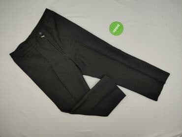 czarne spodnie materiałowe: Spodnie materiałowe damskie, rozmiar 4XL — 2