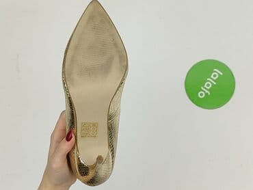 beżowe buty na koturnie ccc: Półbuty damskie, rozmiar 40 — 5