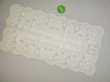 narzuta na łóżko: Obrus 110 x 57, kolor - Biały, stan - Idealny — 3